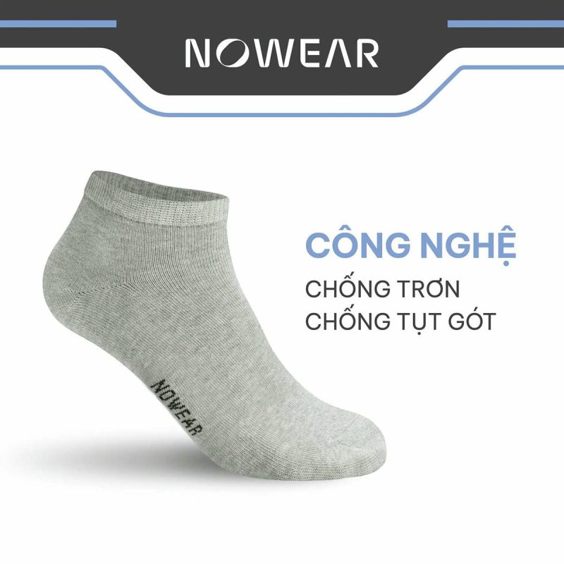 Combo 5 Đôi Tất Vớ Nam Cổ Ngắn NOWEAR